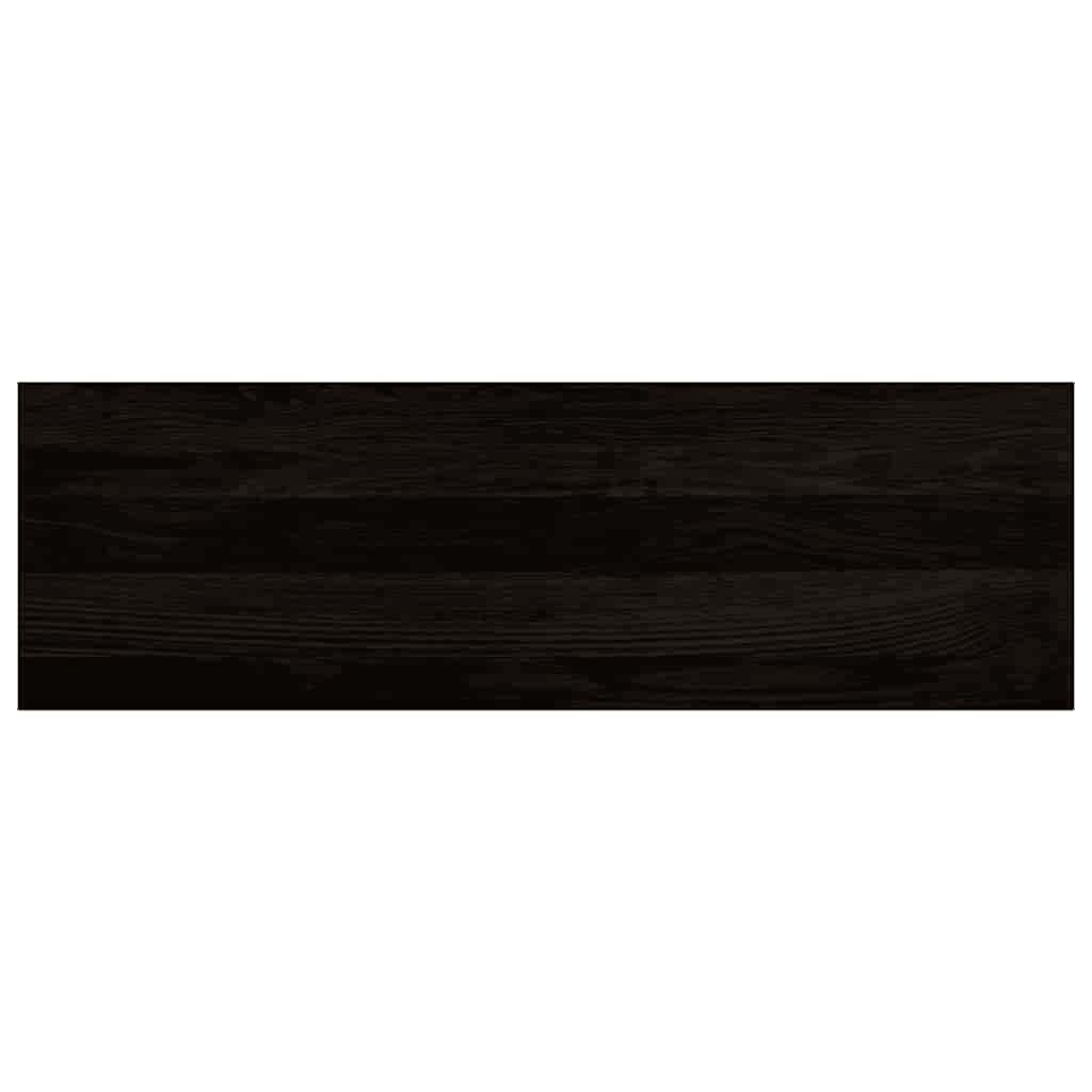 vidaXL Stair Treads 12 pcs Brown Black 80x25x2 cm Solid Wood Oak 4