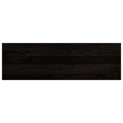 vidaXL Stair Treads 12 pcs Brown Black 80x25x2 cm Solid Wood Oak 4