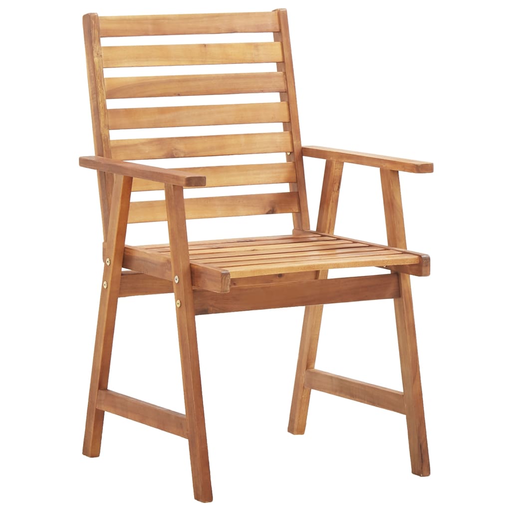 vidaXL 3 Piece Garden Dining Set Solid Wood Acacia 5