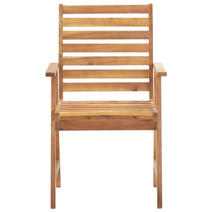 vidaXL 3 Piece Garden Dining Set Solid Wood Acacia 6