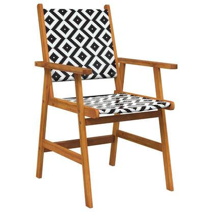vidaXL 5 Piece Garden Dining Set Solid Wood Acacia 5