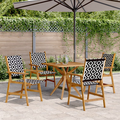 vidaXL 5 Piece Garden Dining Set Solid Wood Acacia 1
