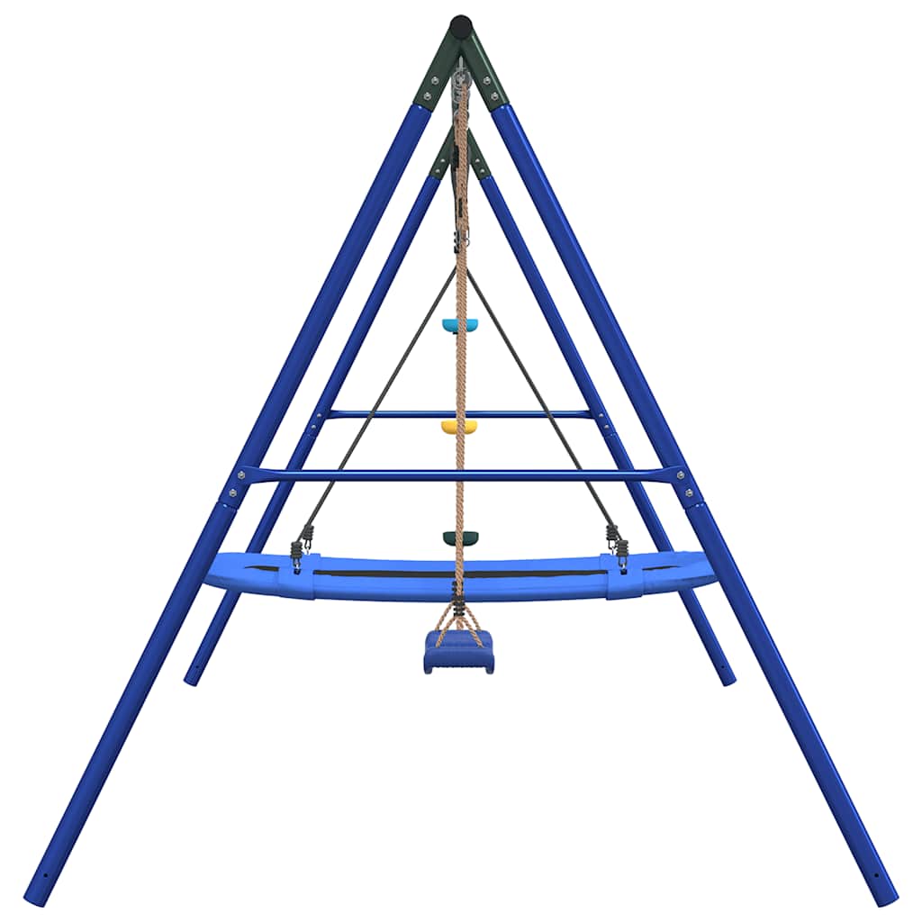 vidaXL Outdoor Swing Set with Swing, Disc Swing, Nest Swing 4