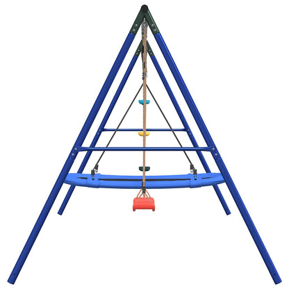 vidaXL Outdoor Swing Set with Swing, Disc Swing, Nest Swing 4