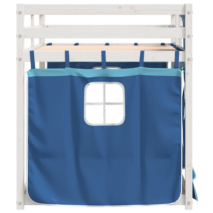 vidaXL Bunk Bed without Mattress Blue 80x200 cm Solid Wood Pine 6