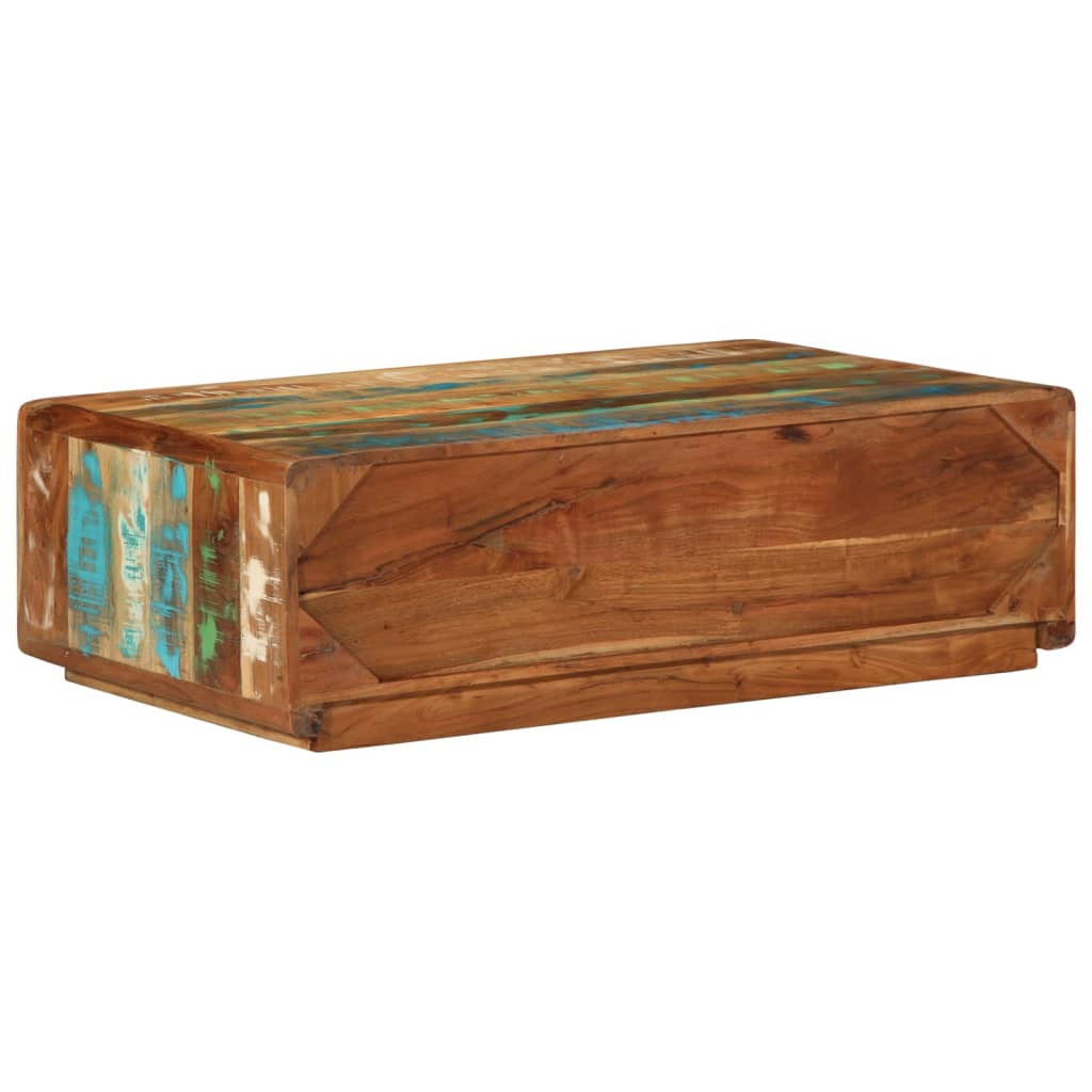 vidaXL Coffee Table 89x55x29 cm Solid Wood Reclaimed 5