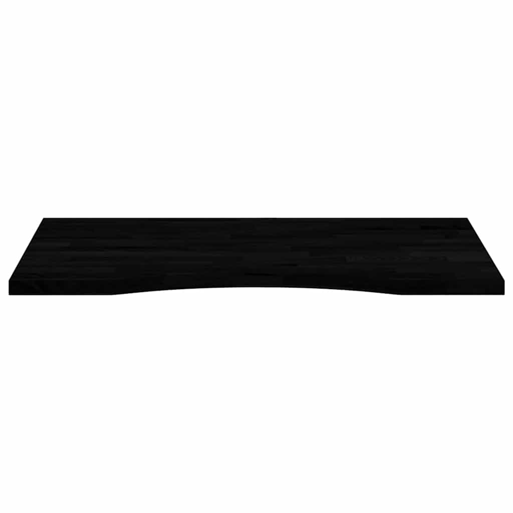 Desk Top 80x50x2.5 cm Solid Wood Oak Rectangular Dark Brown 80 cm 50 cm