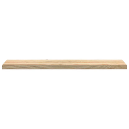 Window Sills 2 pcs Untreated Solid Wood Oak Depth 25 cm Natural 120 cm