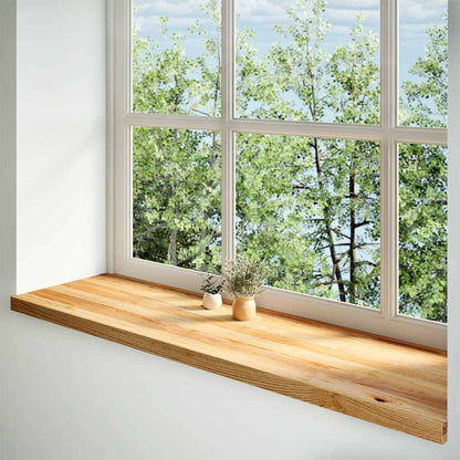 Window Sills 2 pcs Solid Wood Oak Depth 40 cm Light Brown 140 cm