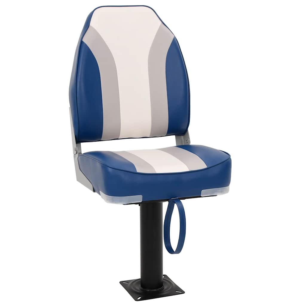 vidaXL Foldable Boat Chairs 2 pcs High Backrest 2