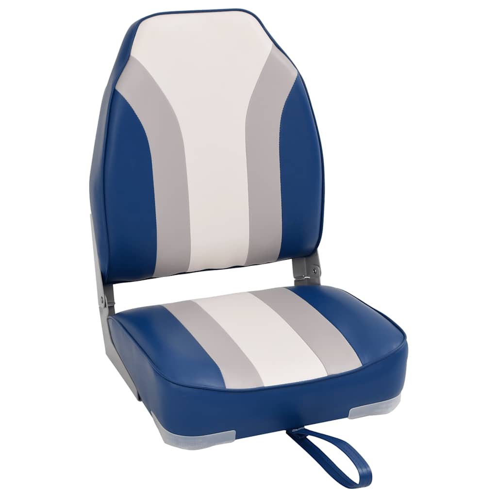 vidaXL Foldable Boat Chairs 2 pcs High Backrest 4