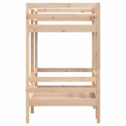 vidaXL Bunk Bed without Mattress 80x200 cm Solid Wood Pine 5