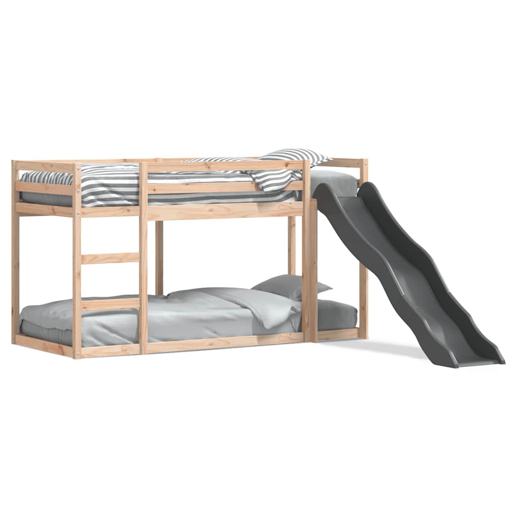 vidaXL Bunk Bed with Slide&Ladder without Mattress 80x200 cm 2