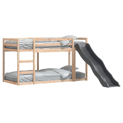 vidaXL Bunk Bed with Slide&Ladder without Mattress 80x200 cm 3
