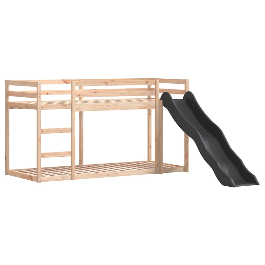 vidaXL Bunk Bed with Slide&Ladder without Mattress 80x200 cm 4