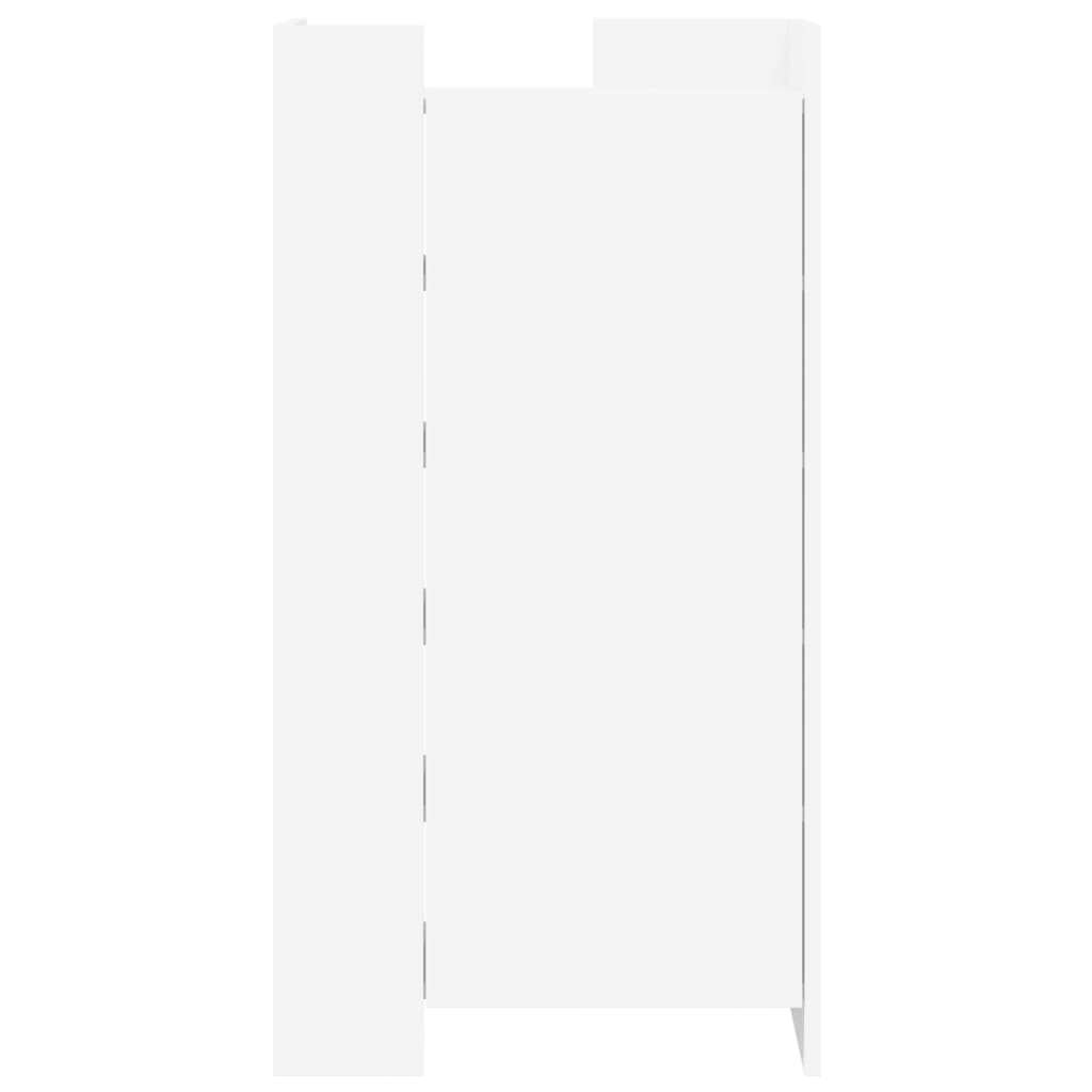 Shoe Cabinet 52x37,5x100 cm Engineered Wood White