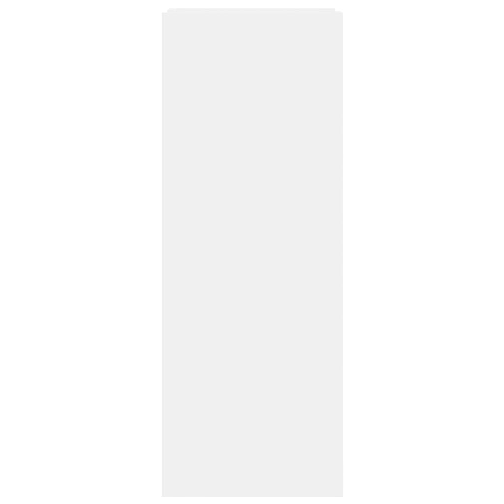 Shoe Cabinet 52x37,5x100 cm Engineered Wood White