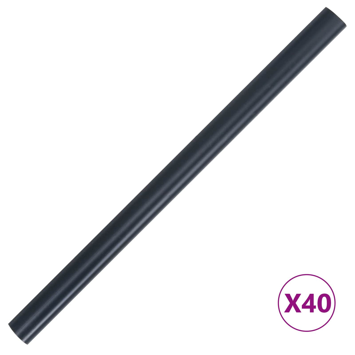 Privacy Strip PVC Dark grey 2 pcs