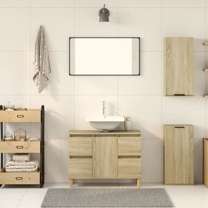 Wall-mounted Bathroom Cabinet 32x20x67 cm Sonoma oak
