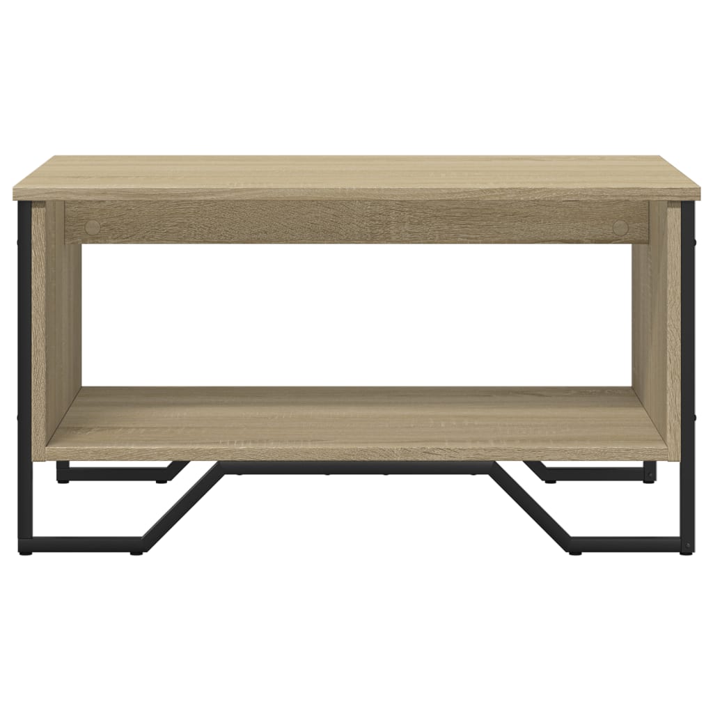 Coffee Table 75x51x40 cm Engineered Wood Sonoma oak 75 cm