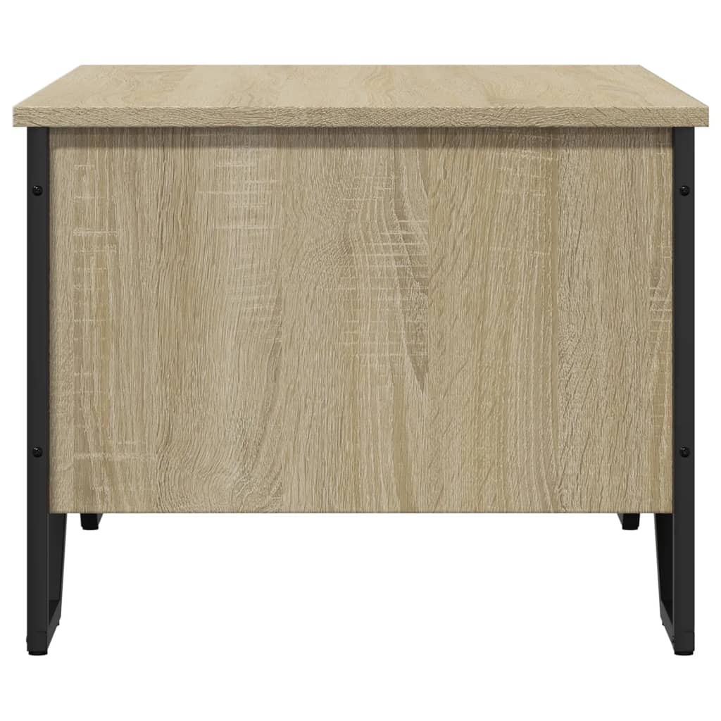 Coffee Table 75x51x40 cm Engineered Wood Sonoma oak 75 cm