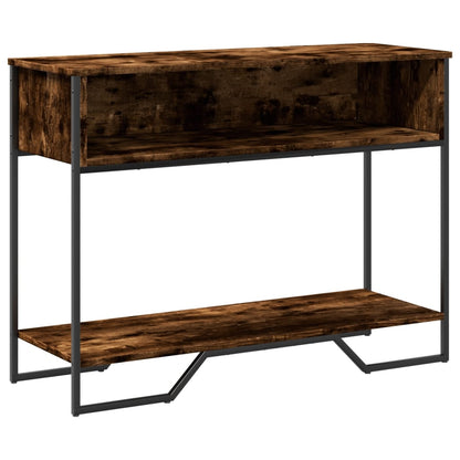 Console Table 100x35x74,5 cm Engineered Wood Smoked oak