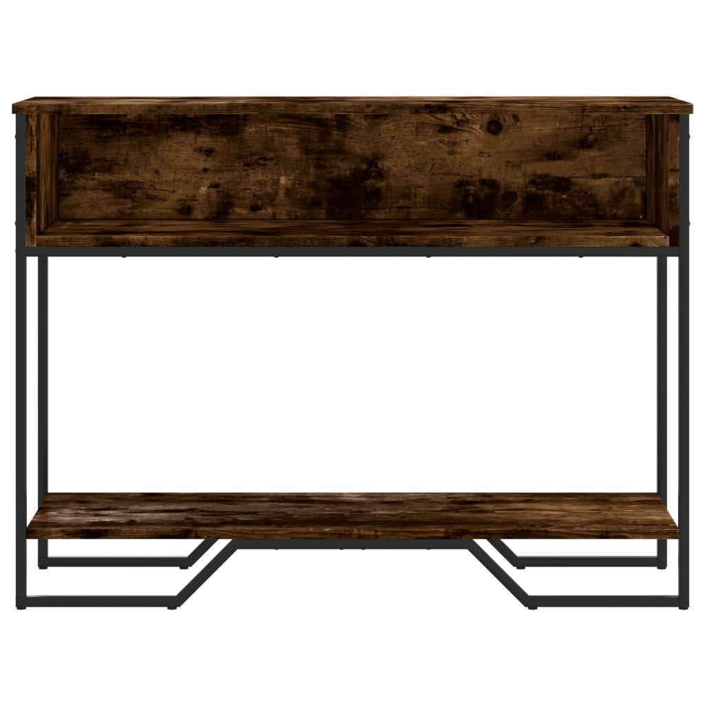 Console Table 100x35x74,5 cm Engineered Wood Smoked oak