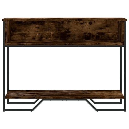 Console Table 100x35x74,5 cm Engineered Wood Smoked oak