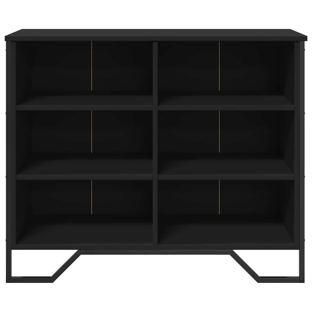 Sideboard 91x35,5x74,5 cm Engineered Wood Black 91 cm