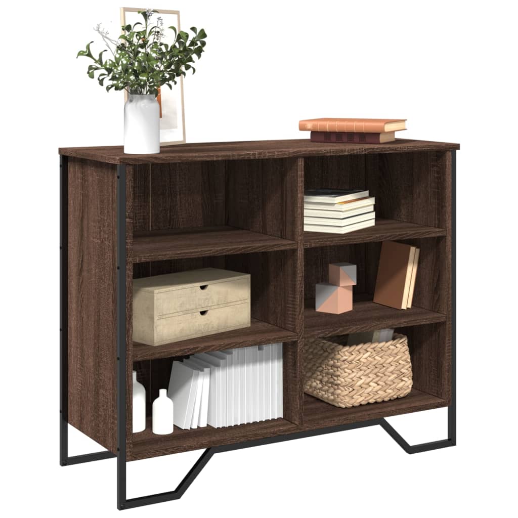 Sideboard 91x35,5x74,5 cm Engineered Wood Brown oak 91 cm