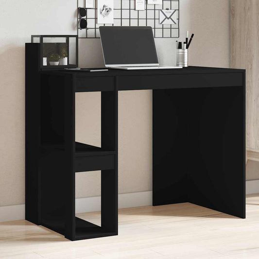 Office Desk 103,5x56,5x94 cm Engineered Wood Black