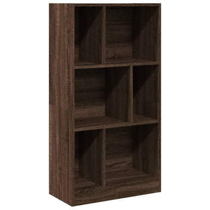 Bookcase 57x28,5x174 cm Engineered Wood Brown oak