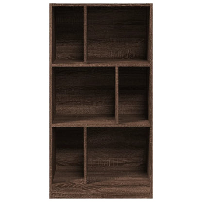 Bookcase 57x28,5x174 cm Engineered Wood Brown oak