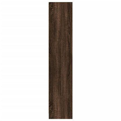 Bookcase 57x28,5x174 cm Engineered Wood Brown oak