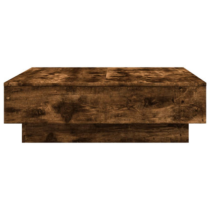 Coffee Table Engineered Wood Width 90 cm Smoked oak 28 cm 90 cm