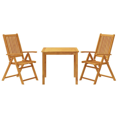 vidaXL Garden Dining Set 2-Seaters Solid Acacia Wood 2