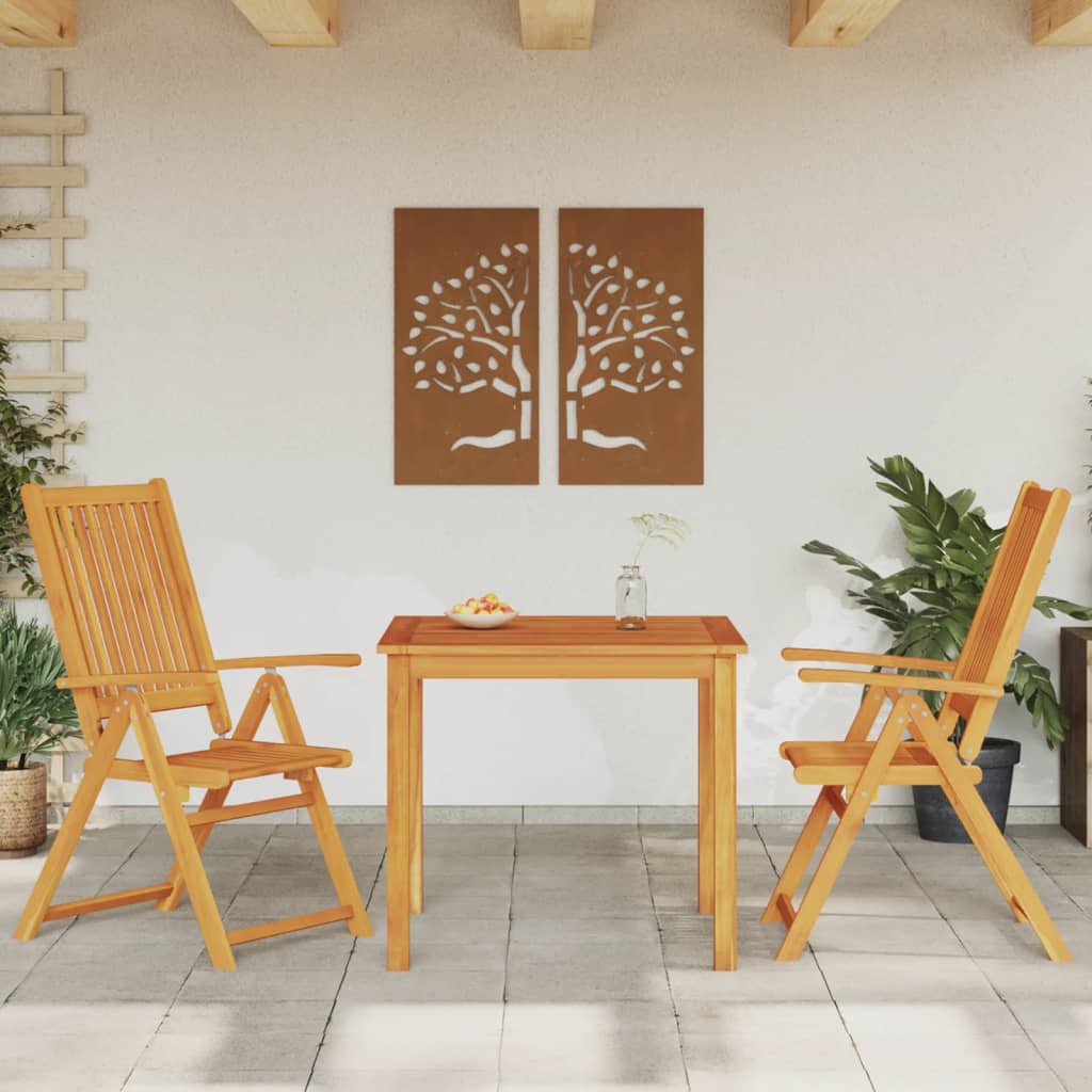 vidaXL Garden Dining Set 2-Seaters Solid Acacia Wood 1
