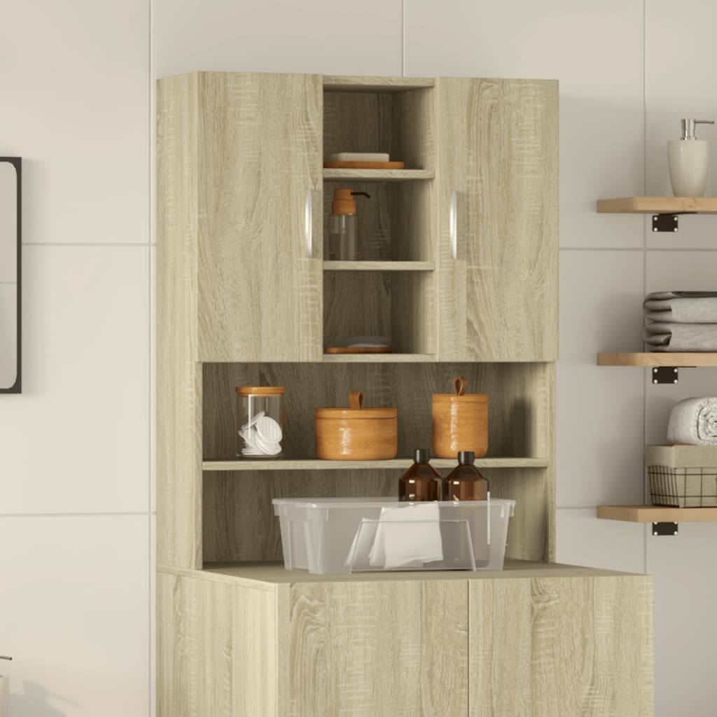 Washing Machine Cabinet 70,5x25,5x90 cm Sonoma oak