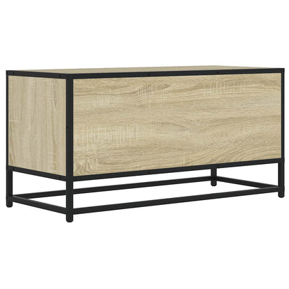 TV Cabinet 80x34,5x40 cm Engineered Wood and Metal Sonoma oak
