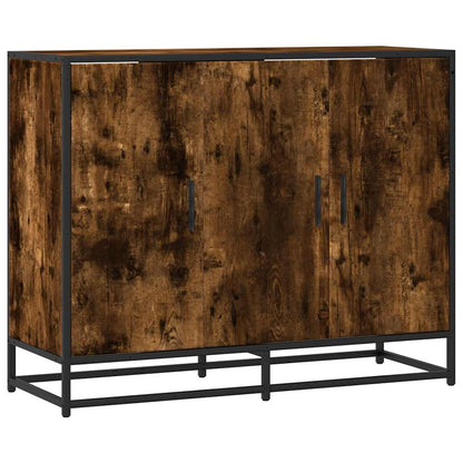 Sideboard 94x35x76 cm Engineered Wood Smoked oak