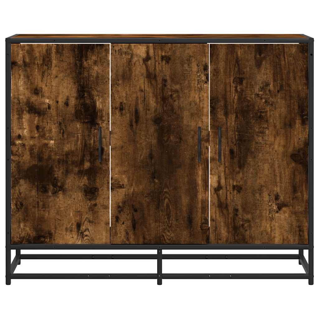 Sideboard 94x35x76 cm Engineered Wood Smoked oak