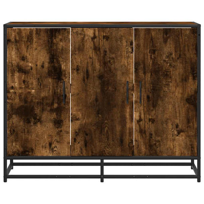 Sideboard 94x35x76 cm Engineered Wood Smoked oak