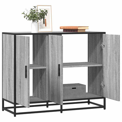 Sideboard 94x35x76 cm Engineered Wood Grey sonoma