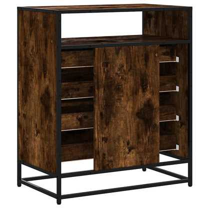 Drawer Cabinet 70x41x83,5 cm Engineered Wood Smoked oak