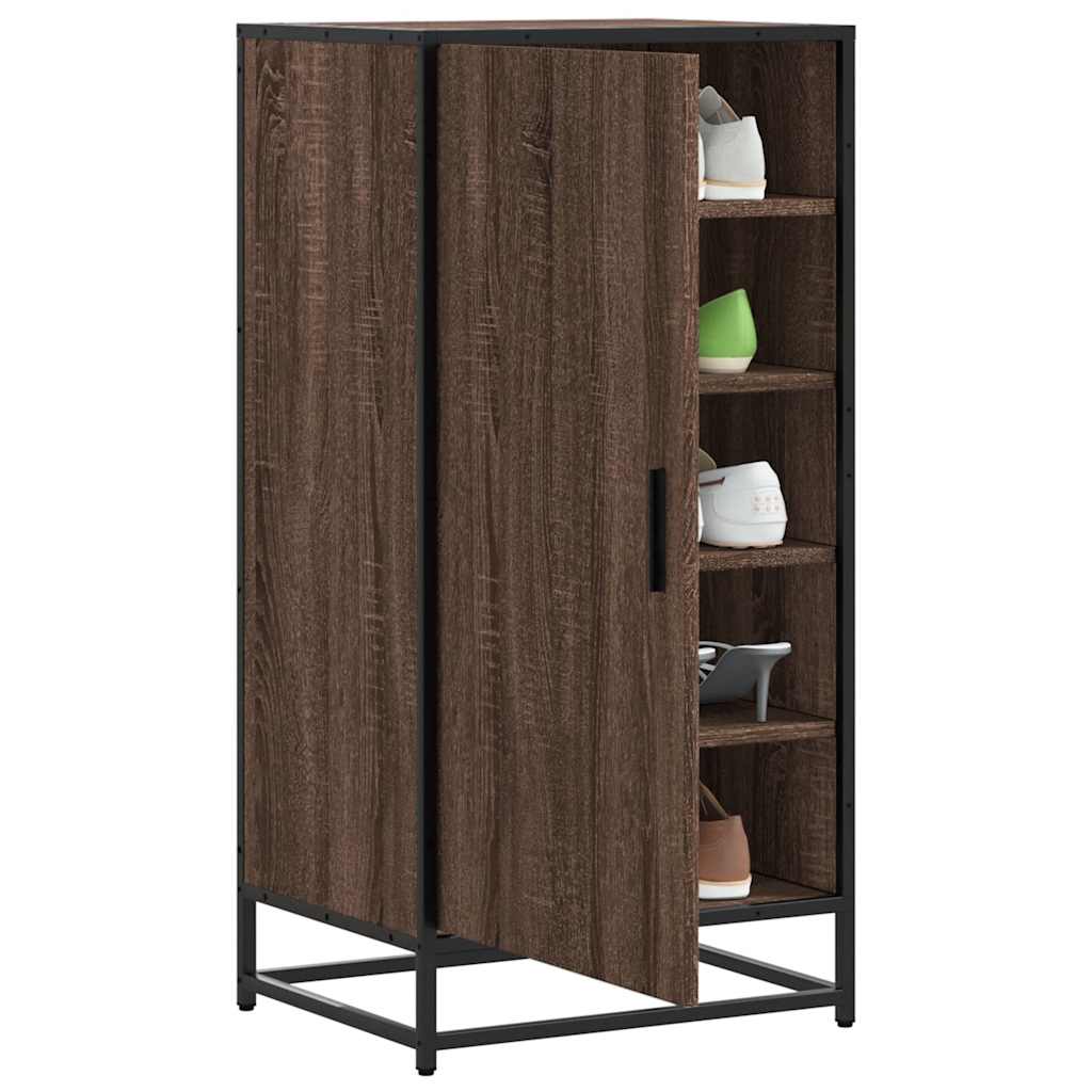 Shoe Rack 48x38x97,5 cm Engineered Wood Brown oak