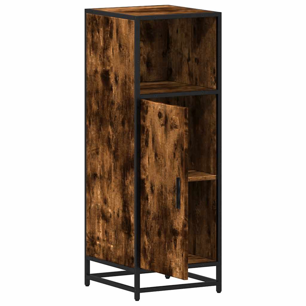 Bathroom Cabinet 35x37,5x100 cm Engineered Wood Smoked oak
