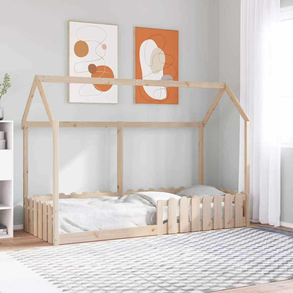 vidaXL Kids' House Bed Frame without Mattress