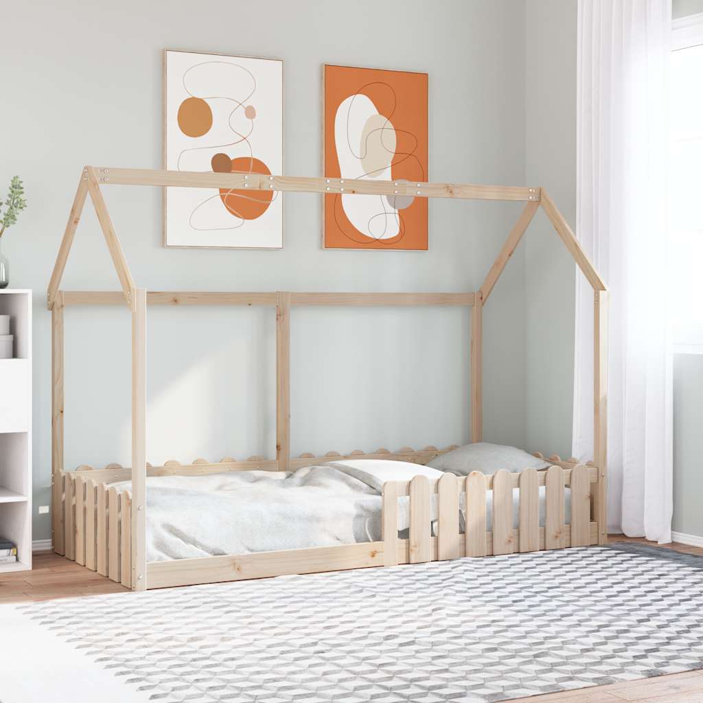 vidaXL Kids' House Bed Frame without Mattress