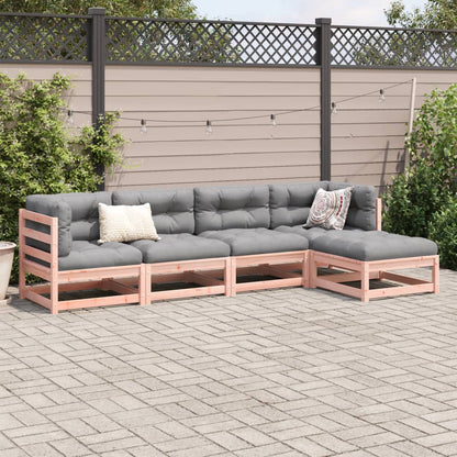 vidaXL 5 Piece Garden Sofa Set Solid Wood Douglas Fir 3