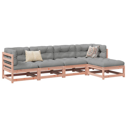 vidaXL 5 Piece Garden Sofa Set Solid Wood Douglas Fir 1